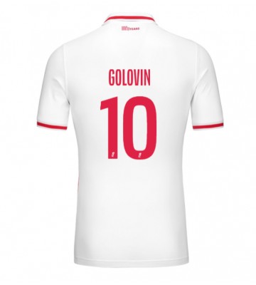 AS Monaco Aleksandr Golovin #10 Primera Equipación 2024-25 Manga Corta